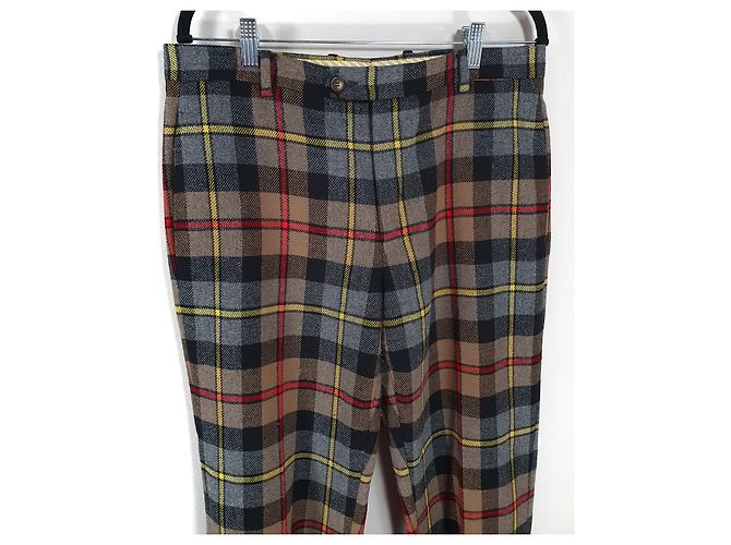 Etro Tartan Wool Pants Multiple colors - view 6