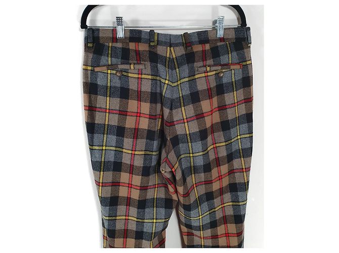 Etro Tartan Wool Pants Multiple colors - view 8