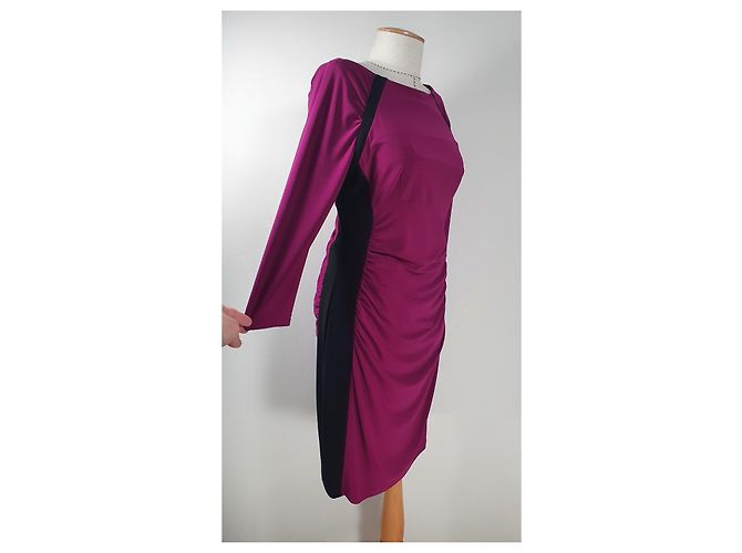 Vestido Joseph Ribkoff Roxo Tamanho 46 - vista 2