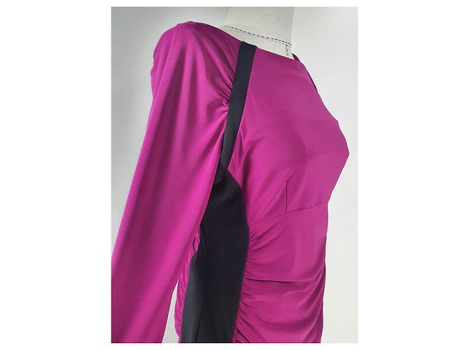 Vestido Joseph Ribkoff Roxo Tamanho 46 - vista 3