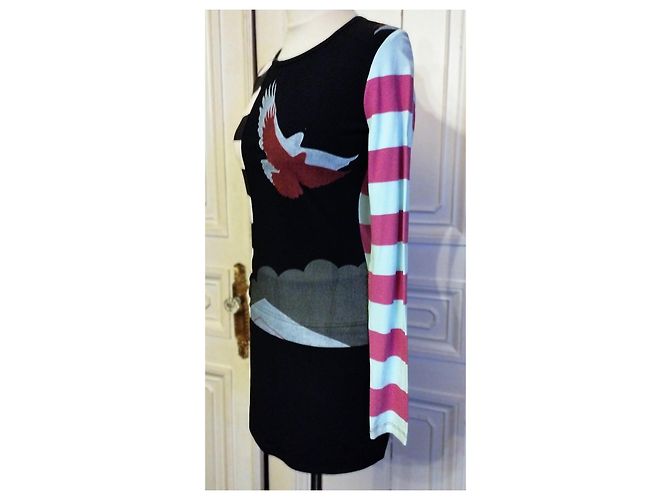 Autre Marque SMASH TOP PULLOVER TWO EAGLES BAYADERE BIFACE TL 38 / 40 Multicor - vista 6
