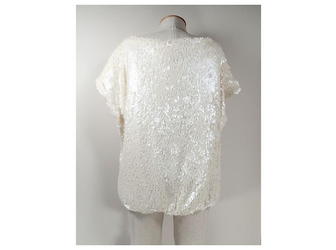 Top de lentejuelas blanco Day Birger & Mikkelsen - vista 3