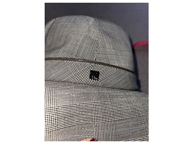 Christian Dior Cappello Principe di Galles Dior Grigio antracite - vista 5