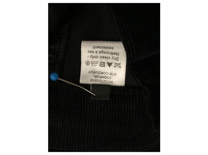 Joseph Jodhpur str Cord Hose Schwarz - Ansicht 8