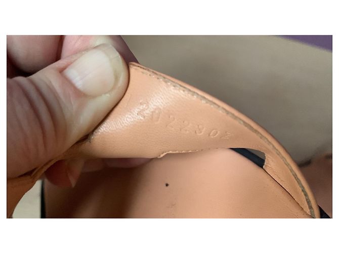 Mule Oran Hermès rosa alba 38 - vista 6