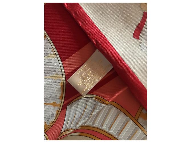 Sciarpa Cartier in seta rossa Rosso - vista 3