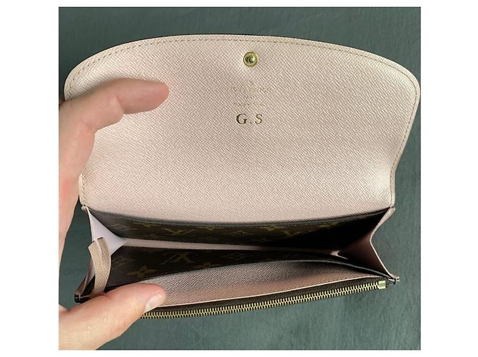 Cartera Louis Vuitton Emilie Monograma Rosa - vista 4