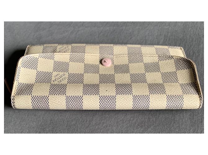 Cartera Louis Vuitton Emilie Damier Azur Rosa - vista 3