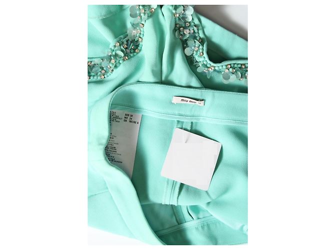 Miu Miu Shorts Grün - Ansicht 3