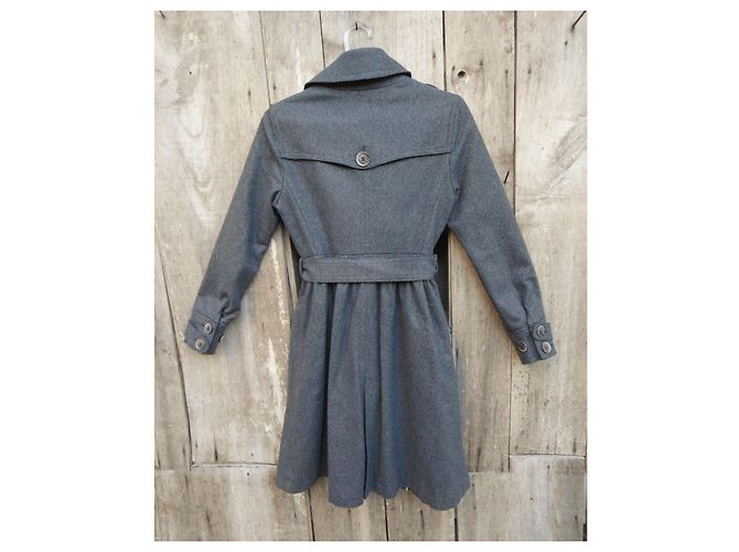 Abrigo Thomas Burberry talla XS Gris - vista 2