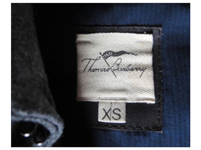 Abrigo Thomas Burberry talla XS Gris - vista 3
