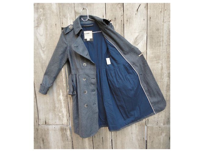 Abrigo Thomas Burberry talla XS Gris - vista 4