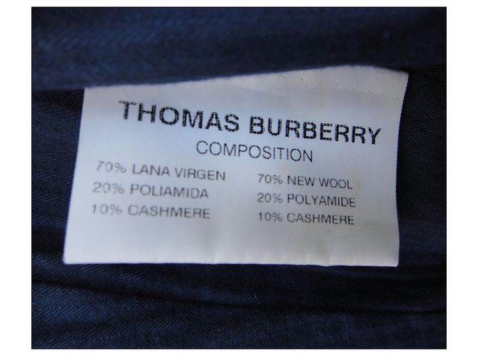 Abrigo Thomas Burberry talla XS Gris - vista 6