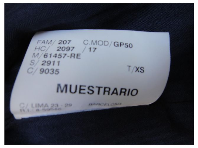 Abrigo Thomas Burberry talla XS Gris - vista 7