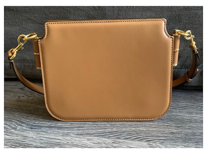 Borsa a tracolla Fendi Touch in pelle sabbia Marrone chiaro - vista 2