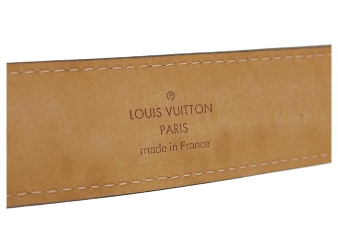 LOUIS VUITTON Monogram Ceinture Ellipse Cinturón M6919 LV Auth ac1482 - vista 8
