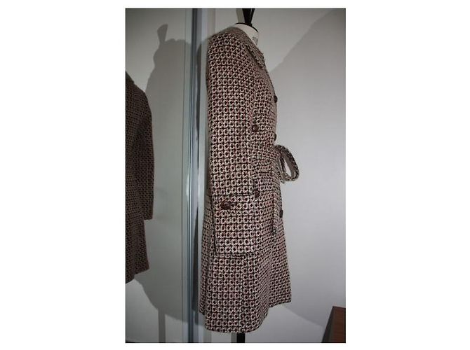 Abrigo de lana rosa Patrizia Pepe Talla 36 - vista 3