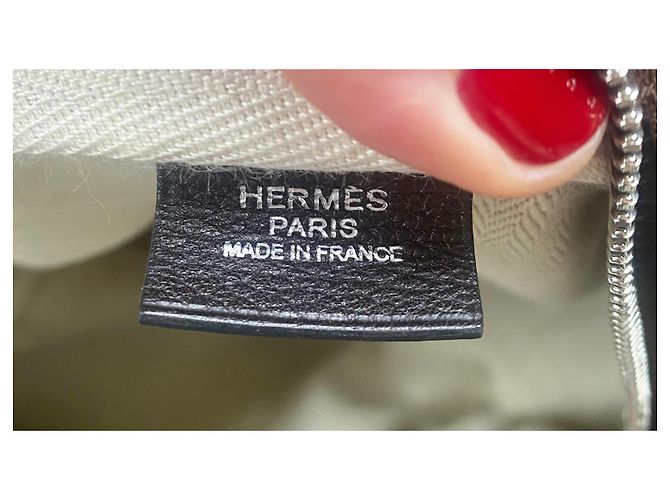 Hermès Borsa weekend Victoria in camoscio marrone Marrone scuro - vista 6