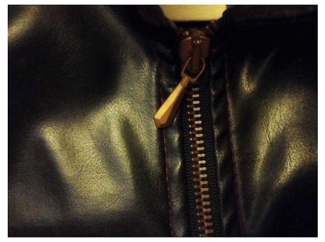 Jean Paul Gaultier GAULTIER JEAN PAUL JACKE JACKE PVC MARTINGALE ROTE NÄHTE S XL ODER T 46 Schwarz - Ansicht 8