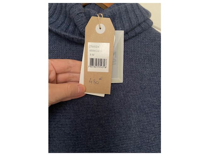 Autre Marque Jersey Not Shy Cashmere Azul Marino de Cachemira - vista 3