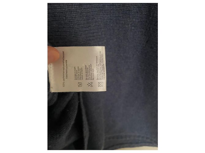 Autre Marque Jersey Not Shy Cashmere Azul Marino de Cachemira - vista 7