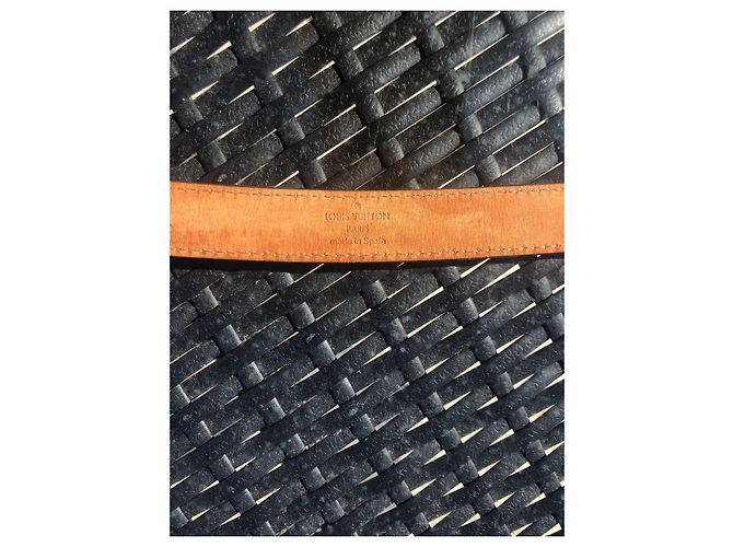 Louis Vuitton Monogramm Ledergürtel Braun Gold Golden Dunkelbraun - Ansicht 5