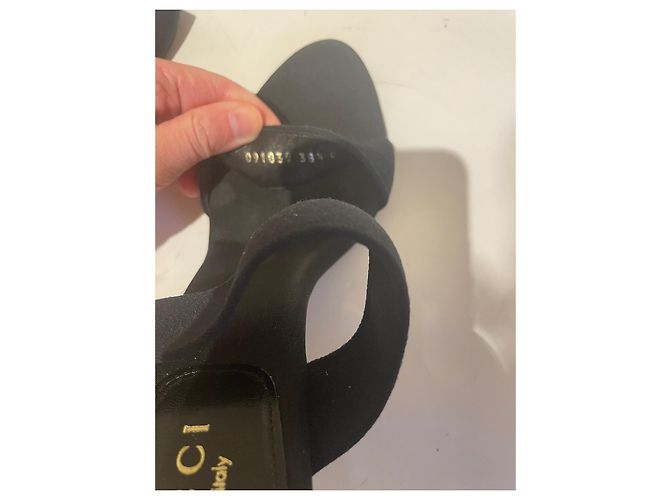 Mule Gucci in pelle nera 38.5 Nero - vista 4