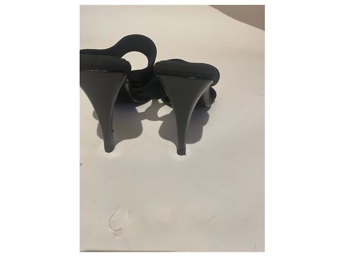 Mule Gucci in pelle nera 38.5 Nero - vista 8