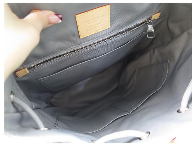 NEW LOUIS VUITTON CHRISTOPHER MONOGRAM MIROR SILVER BACKPACK BACKPACK Silvery - view 7