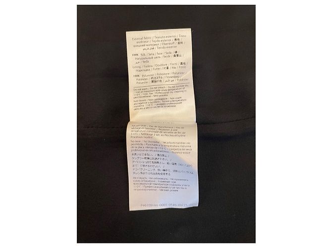 Missoni kurzes Kleid 36 schwarze und bunte Seide - Ansicht 4