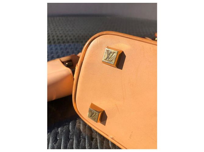 Borsa tote Louis Vuitton Monogram Vinyl Ambre Cruise Marrone chiaro Marrone scuro - vista 11