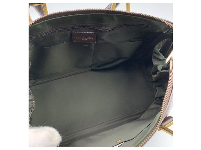 Dior Borsa a tracolla con borsa a tracolla in pelle marrone - vista 7