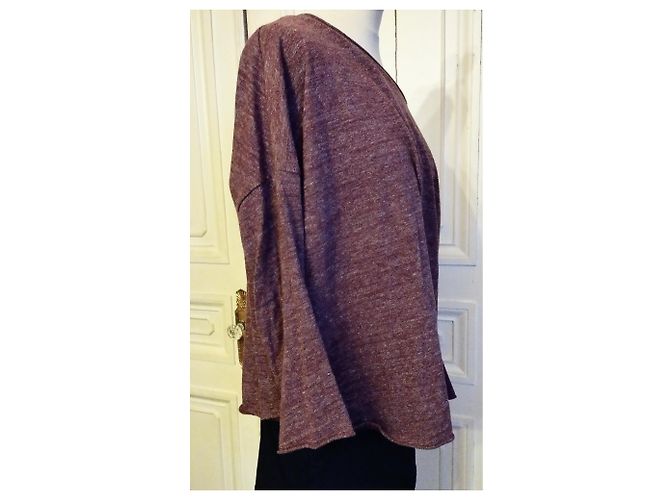 American Vintage AMERIKANISCHER VINTAGE PULLOVER BOYFRIEND TL GOLD XL Dunkelviolett - Ansicht 3