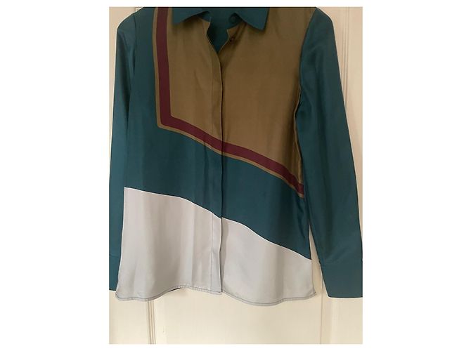 Tory Burch Seidenbluse Mehrfarbig Mehrfarben - Ansicht 2
