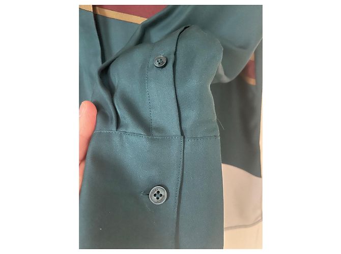 Tory Burch Seidenbluse Mehrfarbig Mehrfarben - Ansicht 4