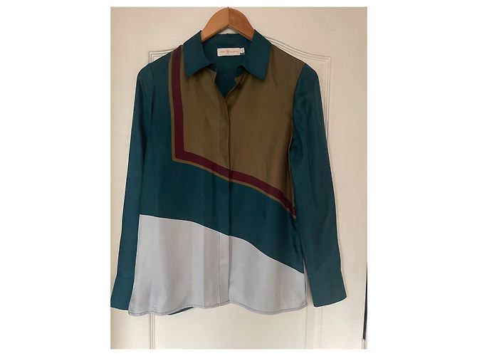 Tory Burch Seidenbluse Mehrfarbig Mehrfarben - Ansicht 7