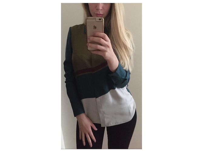 Tory Burch Seidenbluse Mehrfarbig Mehrfarben - Ansicht 9