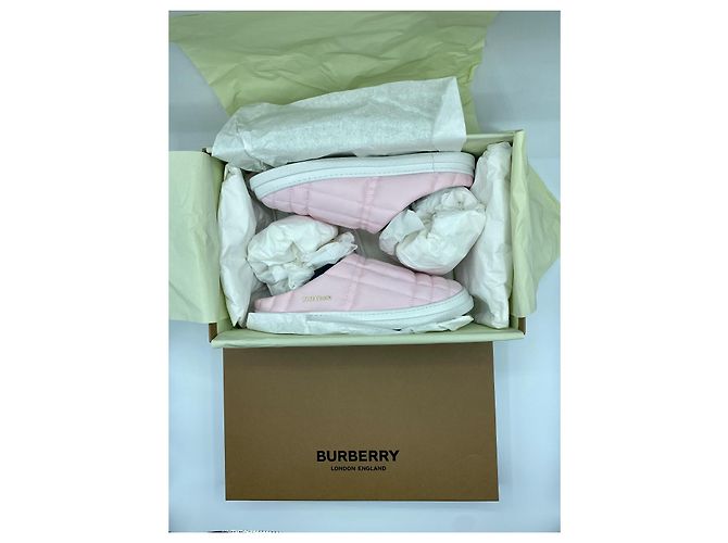 Scarpa da donna HOMIE MULE SLIPPERS Burberry Rosa - vista 8