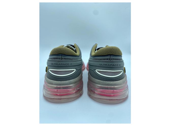 Gucci ULTRAPACE R Sneaker Grau Rosa Sohle - Ansicht 5