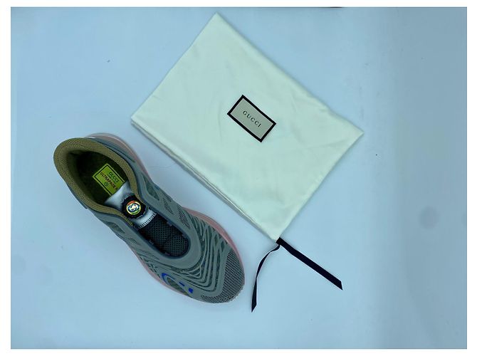 Gucci ULTRAPACE R Sneaker Grau Rosa Sohle - Ansicht 6