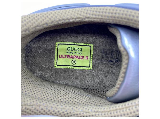 Gucci ULTRAPACE R Sneaker Grau Rosa Sohle - Ansicht 7