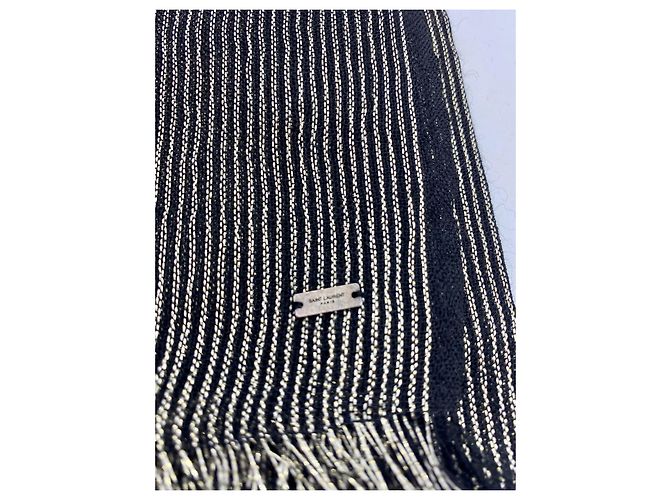 Yves Saint Laurent Fular gris de Yves-Saint-Laurent - vista 4