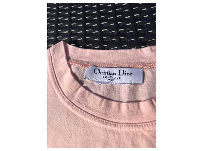 Top Christian Dior Rosa e Blu con Logo Grafico - vista 4