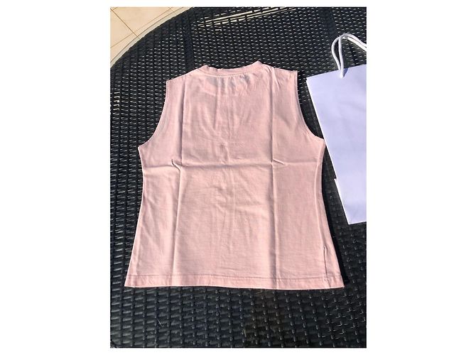 Top Christian Dior Rosa e Blu con Logo Grafico - vista 6