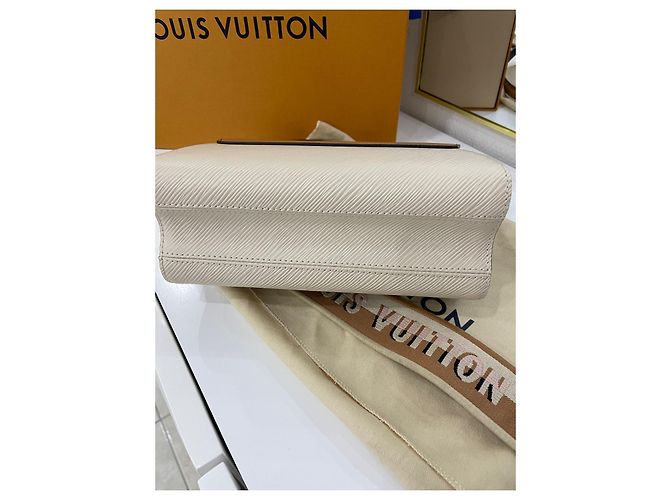 Louis Vuitton Twist MM Handtasche Leder Creme Haselnuss - Ansicht 4