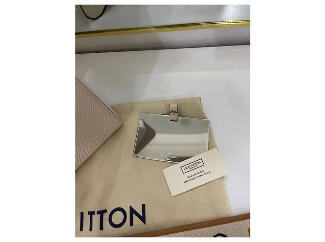 Louis Vuitton Twist MM Handtasche Leder Creme Haselnuss - Ansicht 7