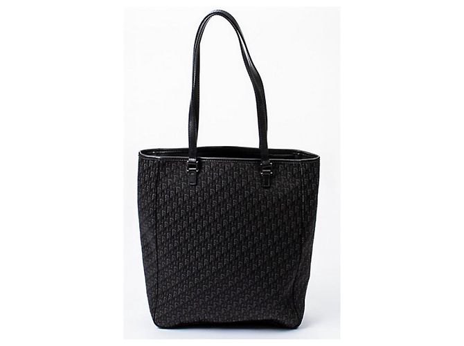 Christian Dior Diorissimo Trotter Tragetasche Canvas schwarz - Ansicht 2