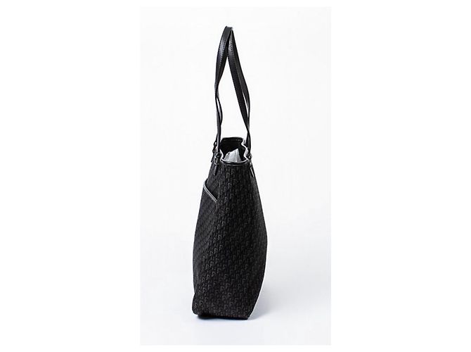 Christian Dior Diorissimo Trotter Tragetasche Canvas schwarz - Ansicht 3