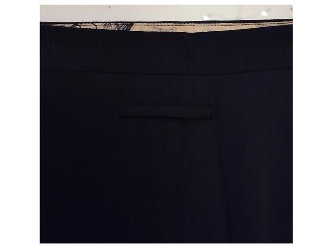 Jean Paul Gaultier FALDA GAULTIER FALDA RECTO VERSO L IMPERTINENTE 12 BOTONES T 40 Azul marino - vista 6