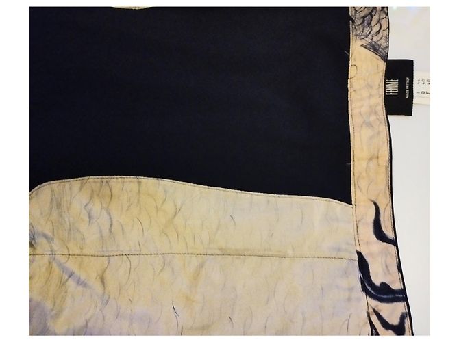 Jean Paul Gaultier FALDA GAULTIER FALDA RECTO VERSO L IMPERTINENTE 12 BOTONES T 40 Azul marino - vista 9